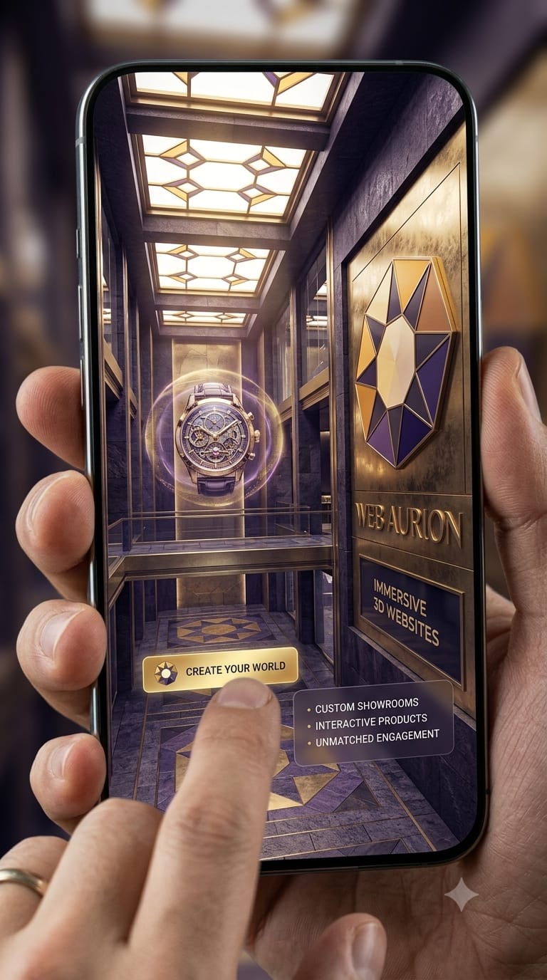 3D Immersive Websites